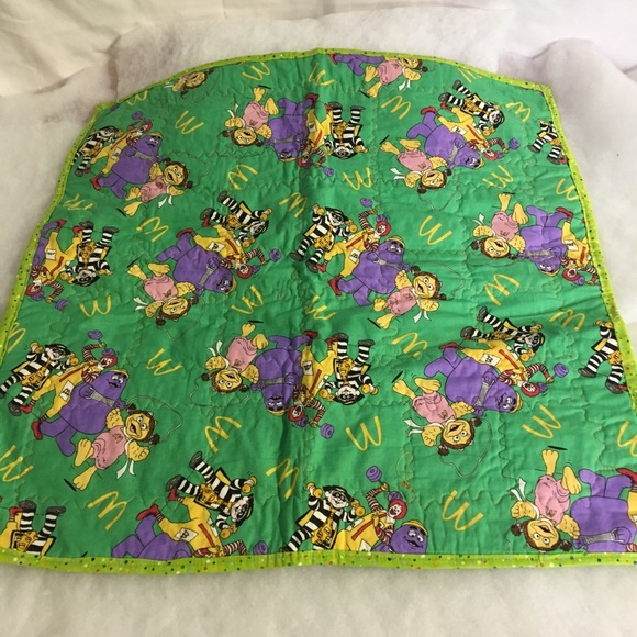 handmade Other - Baby Quilt Handmade Vintage Retro McDonald’s New